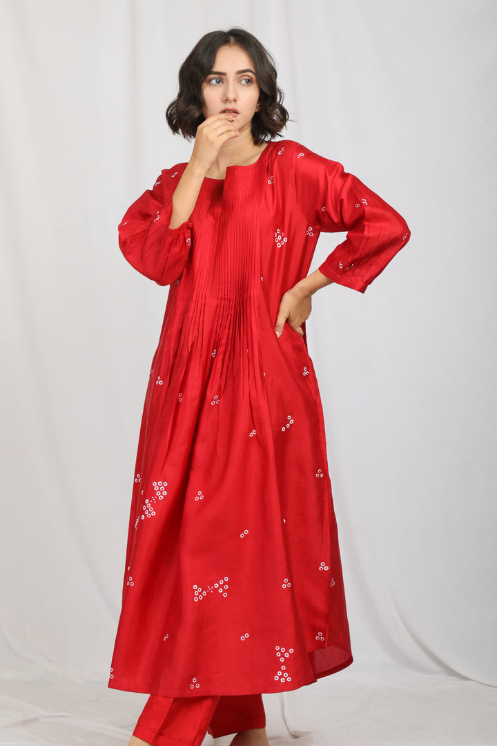 KUMUD SILK OVERLAY CO-ORD SET