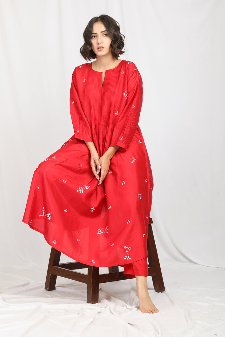 KUMUD SILK OVERLAY CO-ORD SET