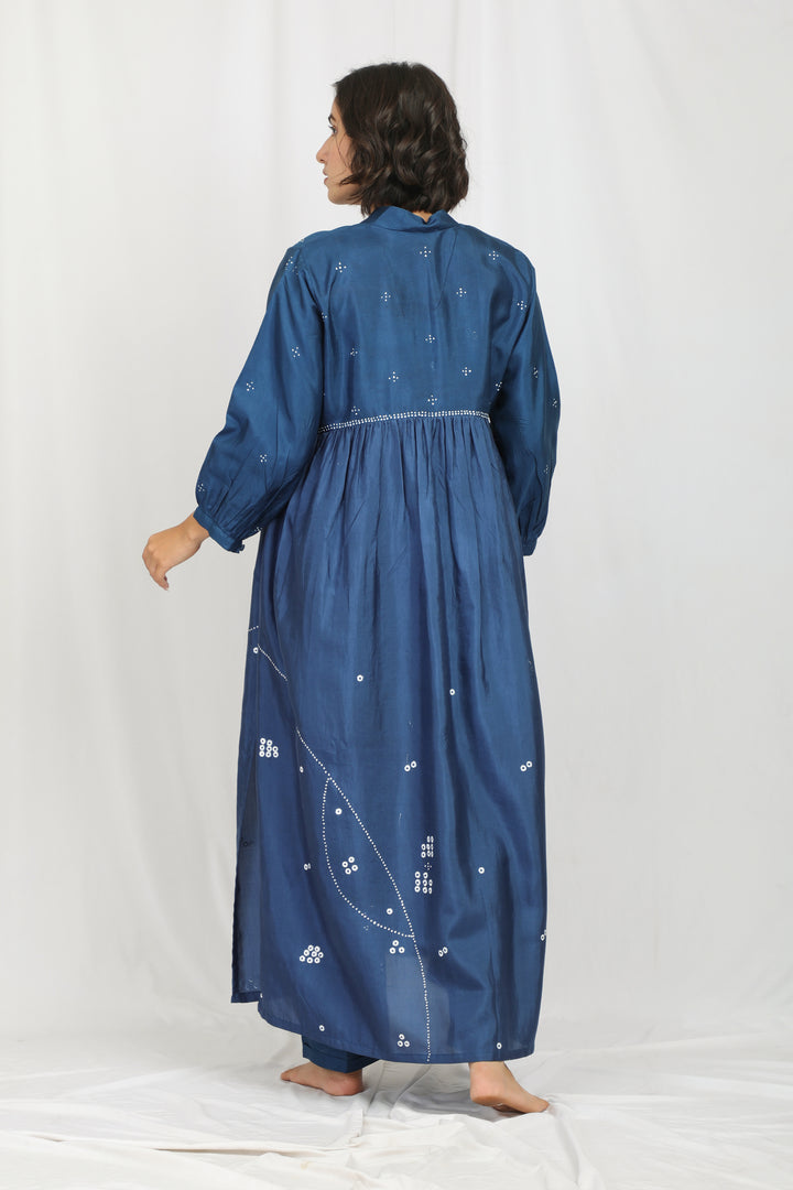 NEERJAA SILK OVERLAY CO-ORD SET