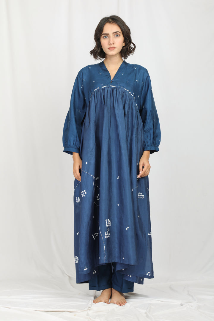 NEERJAA SILK OVERLAY CO-ORD SET
