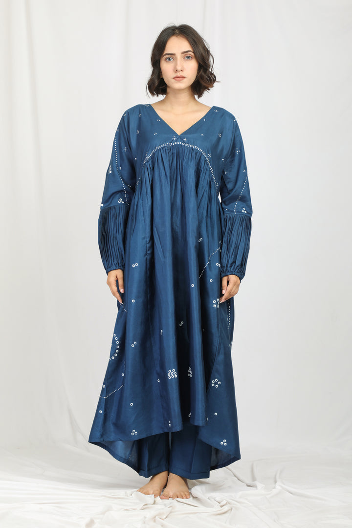 VIRIJAH SILK OVERLAY CO-ORD SET
