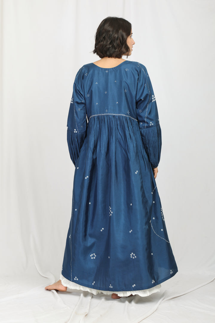 VEDIKA SILK OVERLAY  SET