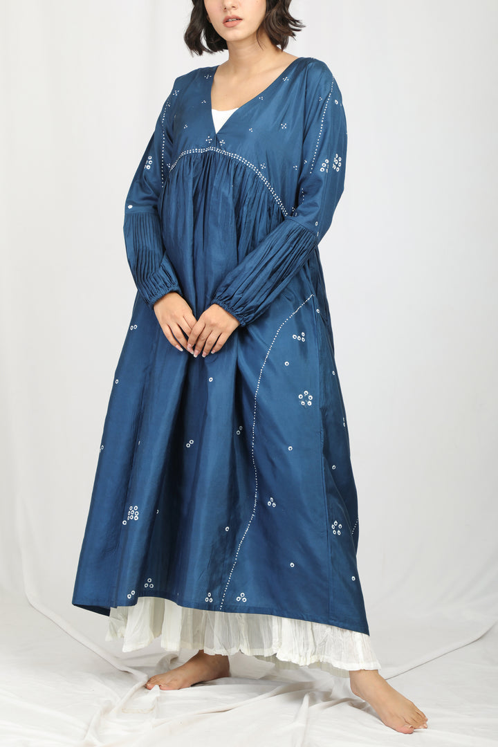 VEDIKA SILK OVERLAY  SET