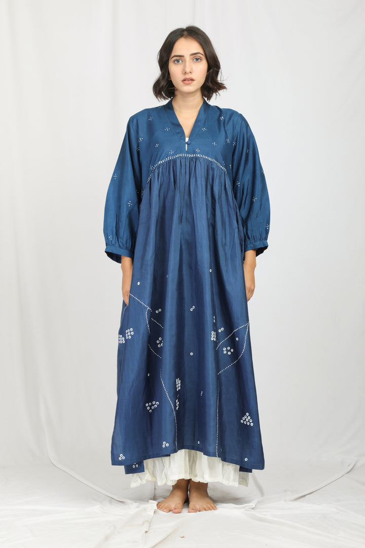 RISHITA SILK OVERLAY  SET