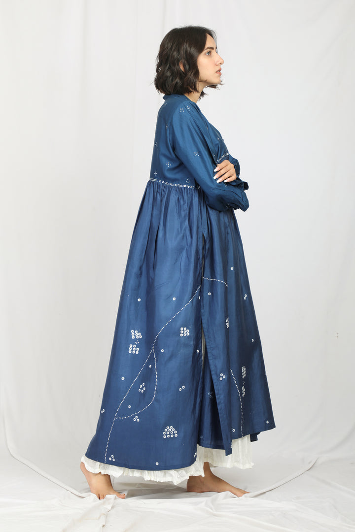 RISHITA SILK OVERLAY  SET