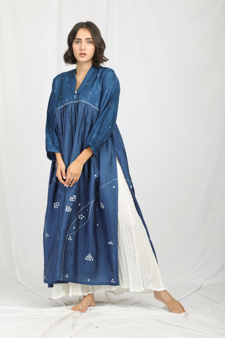 RISHITA SILK OVERLAY  SET