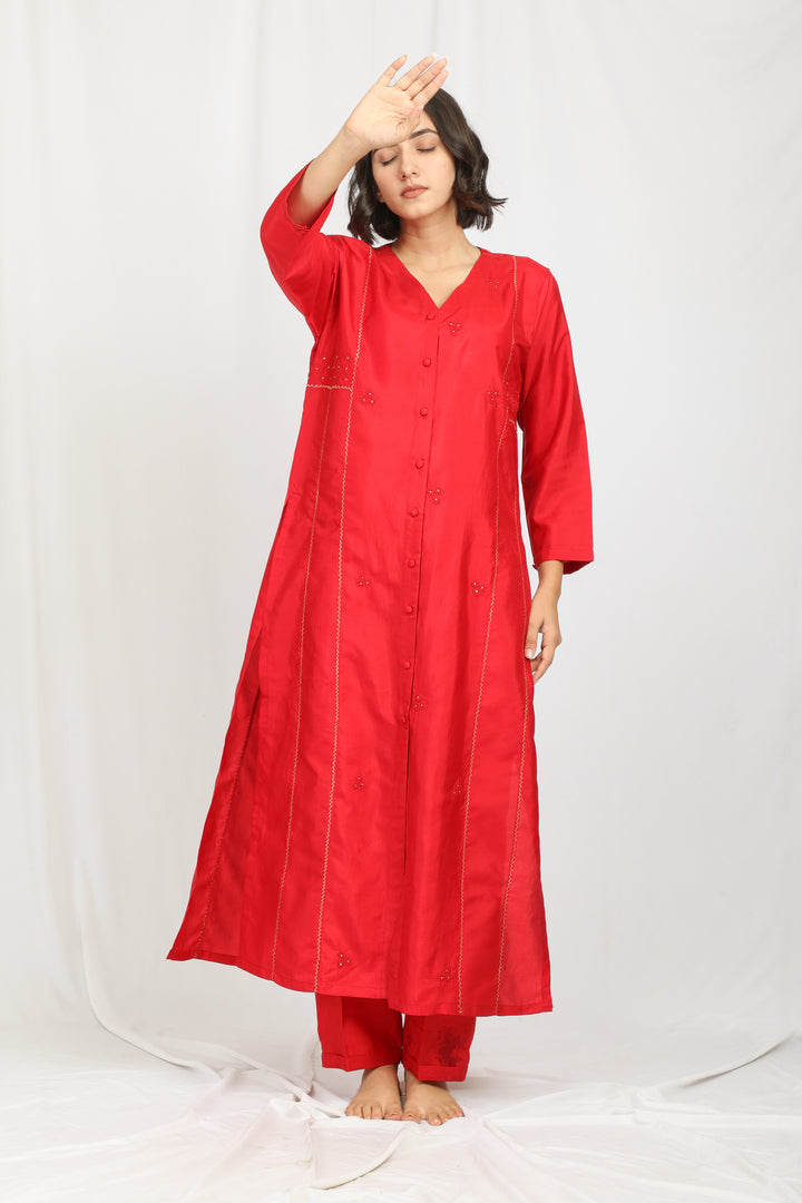 SIRIJA SILK KURTA SET