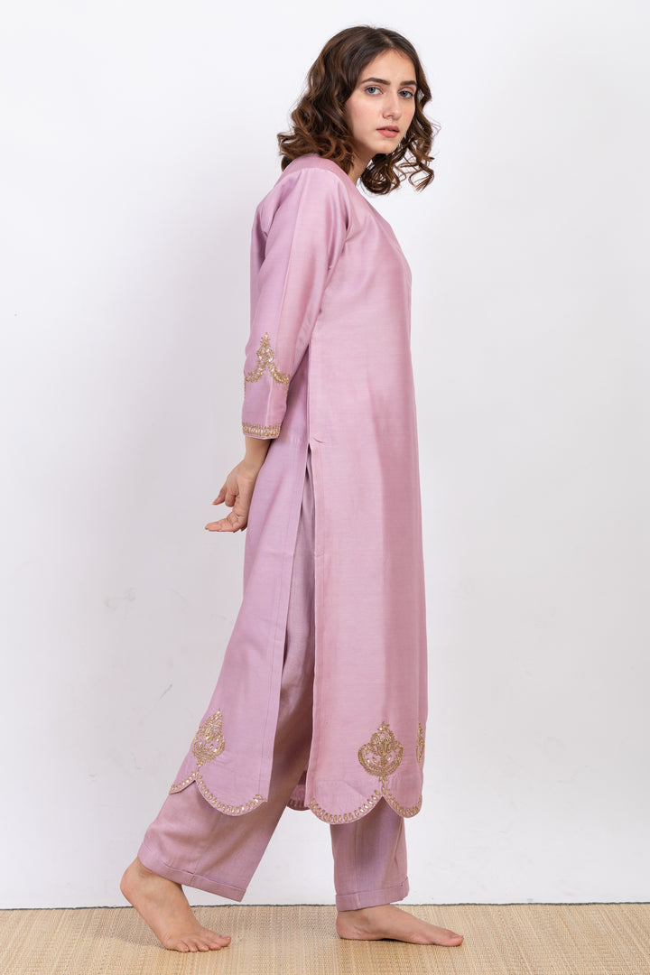 AARJAVE EMBROIDERED KURTA SET
