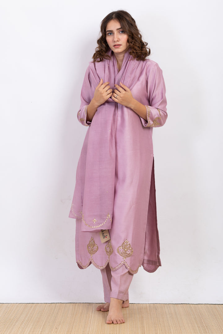AARJAVE EMBROIDERED KURTA SET