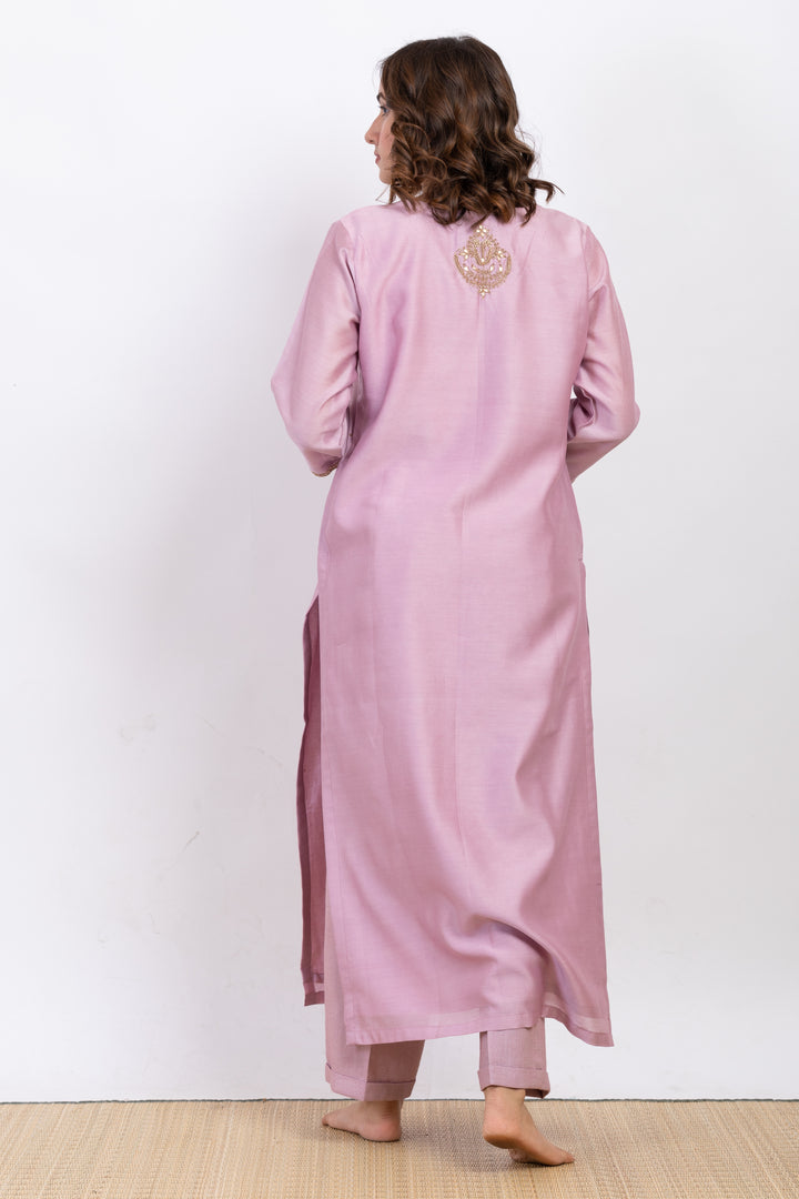 ANUJM EMBROIDERED KURTA SET