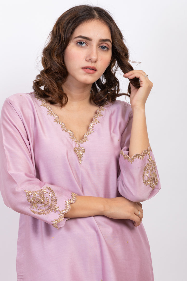 ANUJM EMBROIDERED KURTA SET