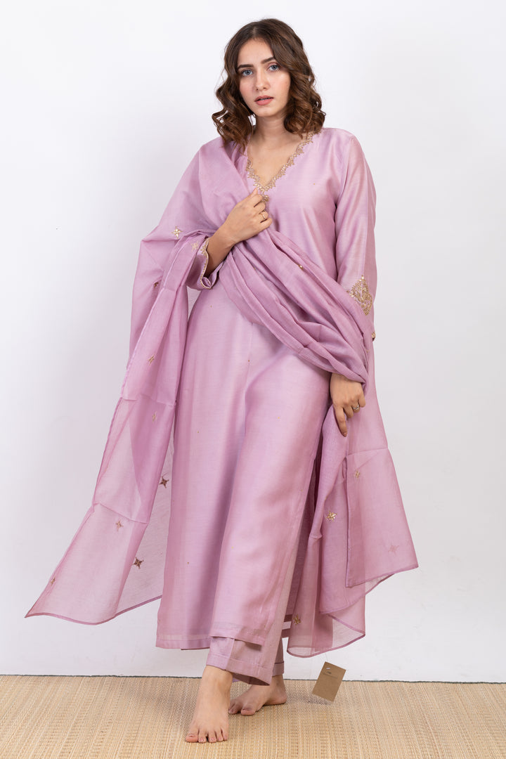 ANUJM EMBROIDERED KURTA SET