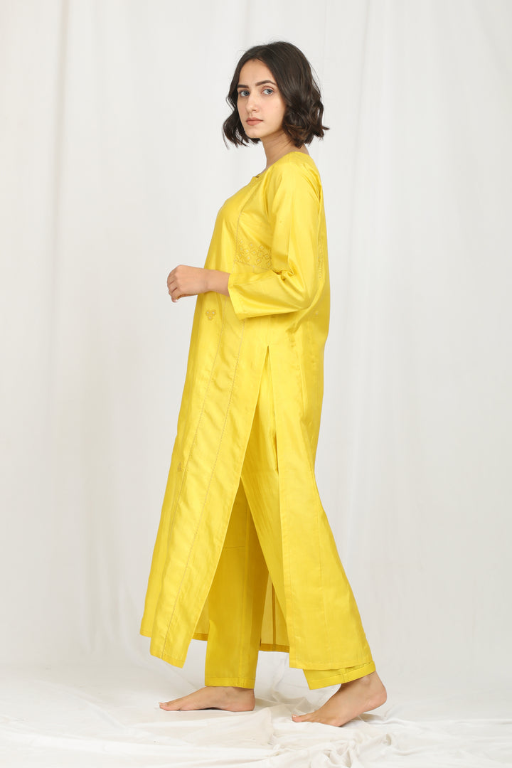 FAIZAH SILK KURTA SET