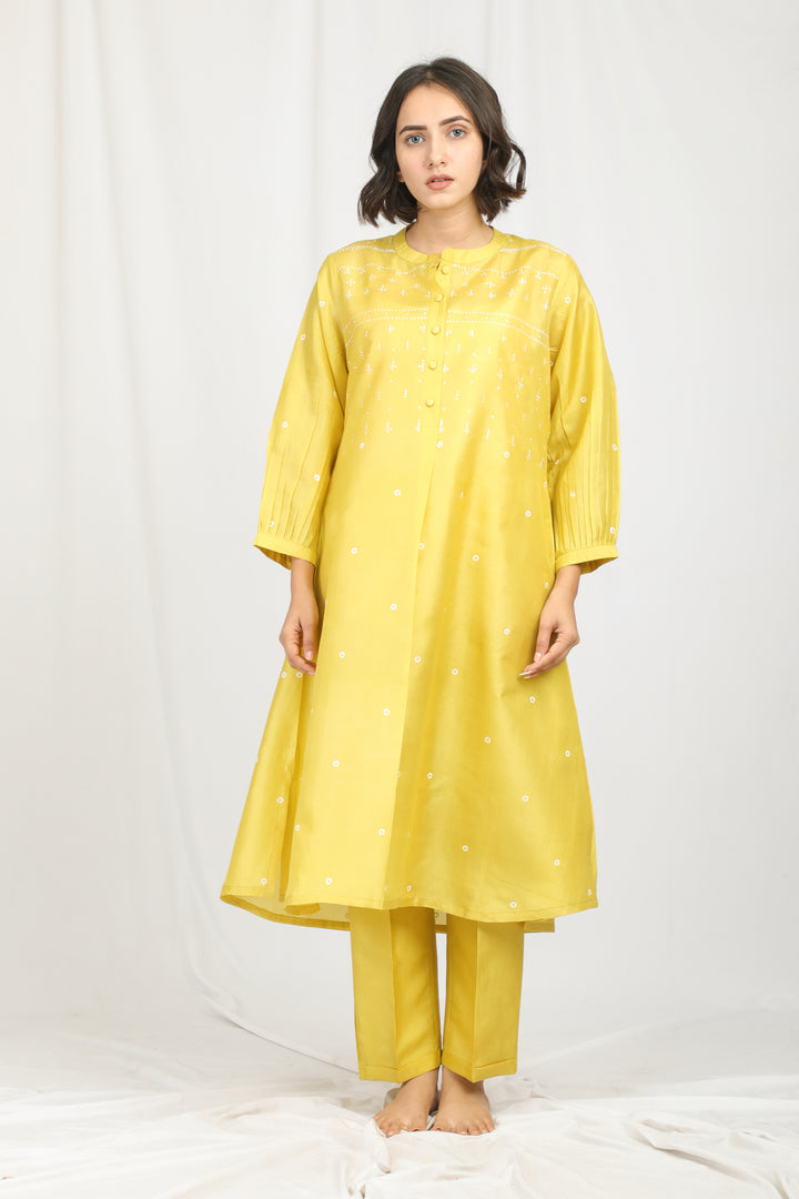 MIRAANGI SILK OVERLAY  CO-ORD SET