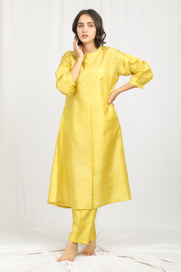 MIRAANGI SILK OVERLAY  CO-ORD SET
