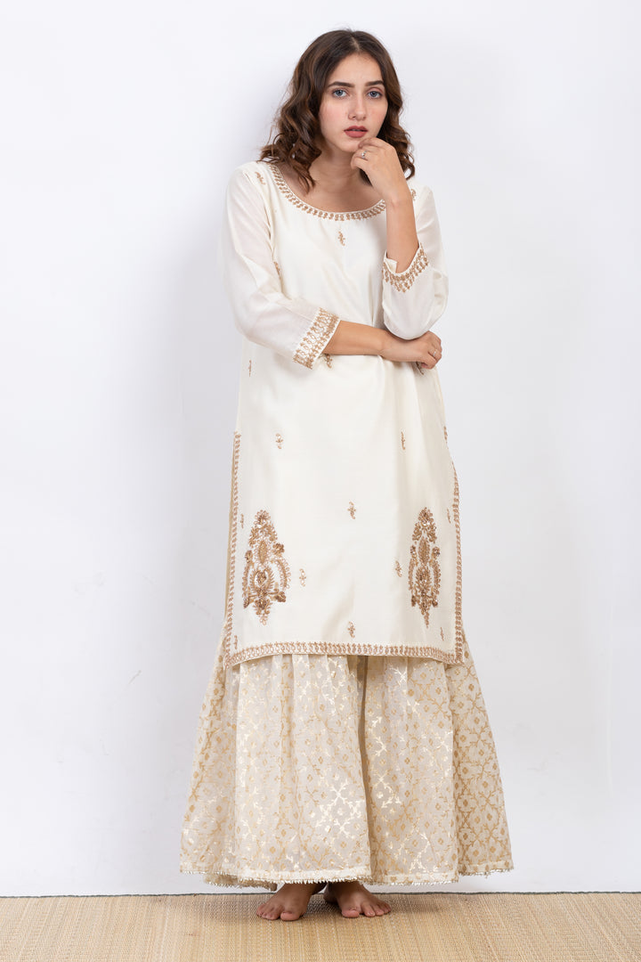 SHAILEE EMBROIDERED SHARARA SET