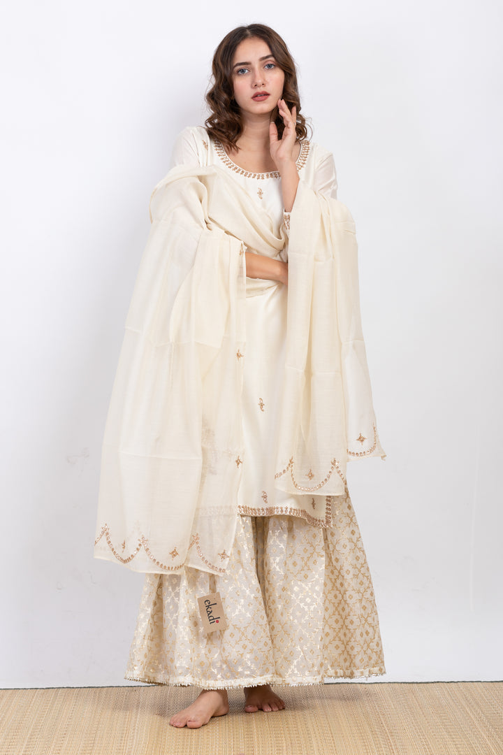 SHAILEE EMBROIDERED SHARARA SET