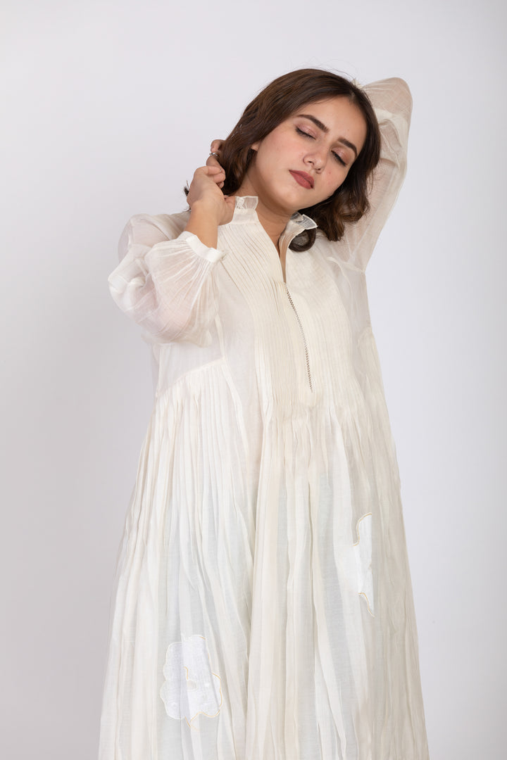 SHELLY SUMMER SILK OVERLAY DRESS