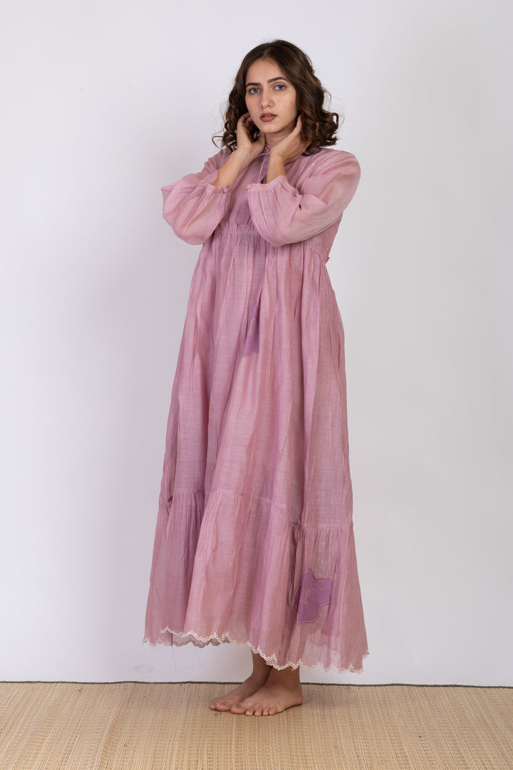 ALICE SILK OVERLAY DRESS