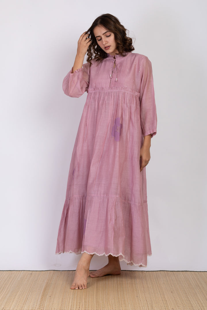ALICE SILK OVERLAY DRESS