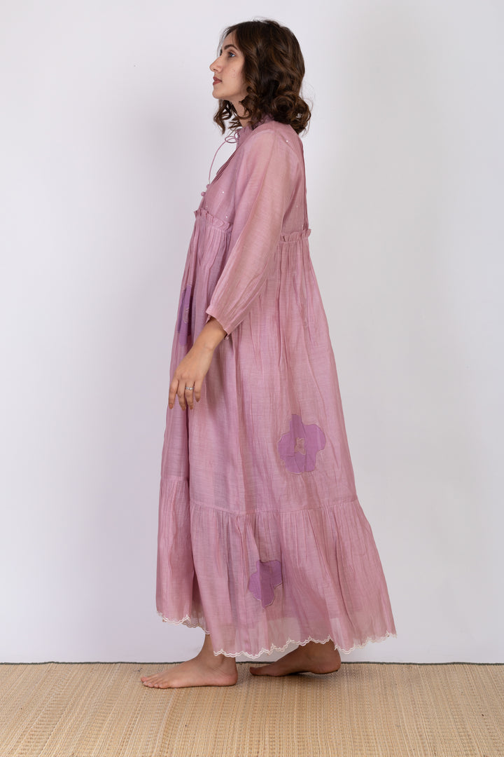 ALICE SILK OVERLAY DRESS