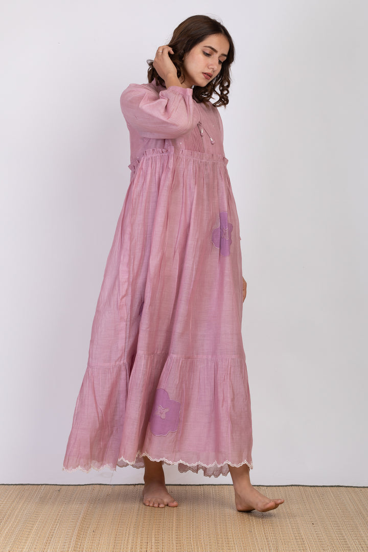 ALICE SILK OVERLAY DRESS