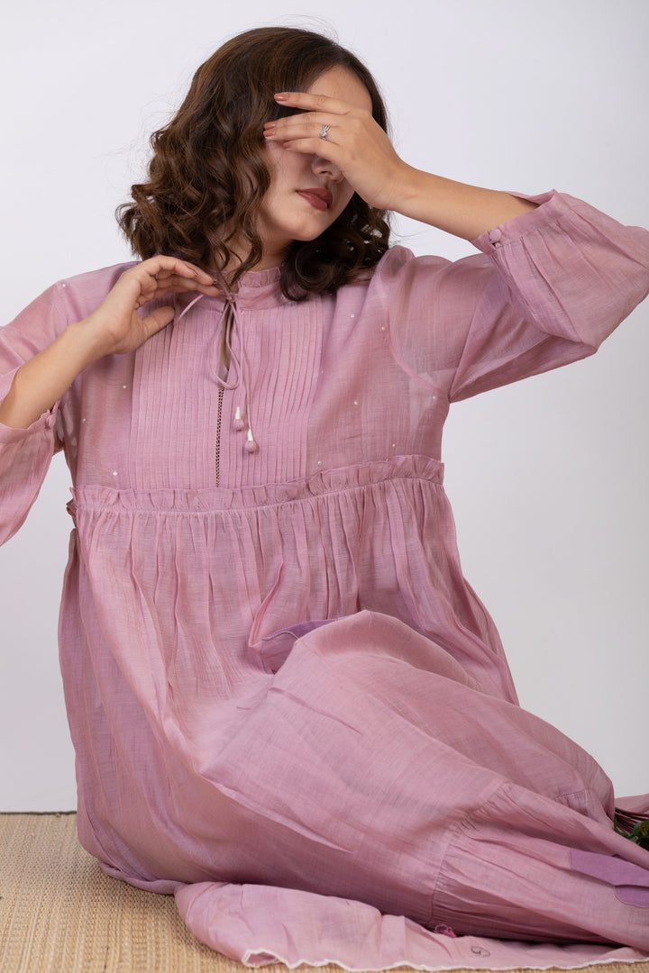 ALICE SILK OVERLAY DRESS
