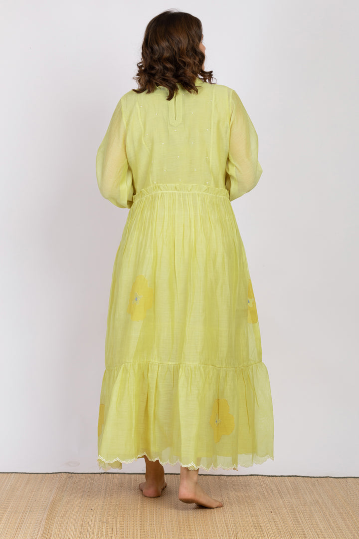 MEGHAN SILK OVERLAY DRESS
