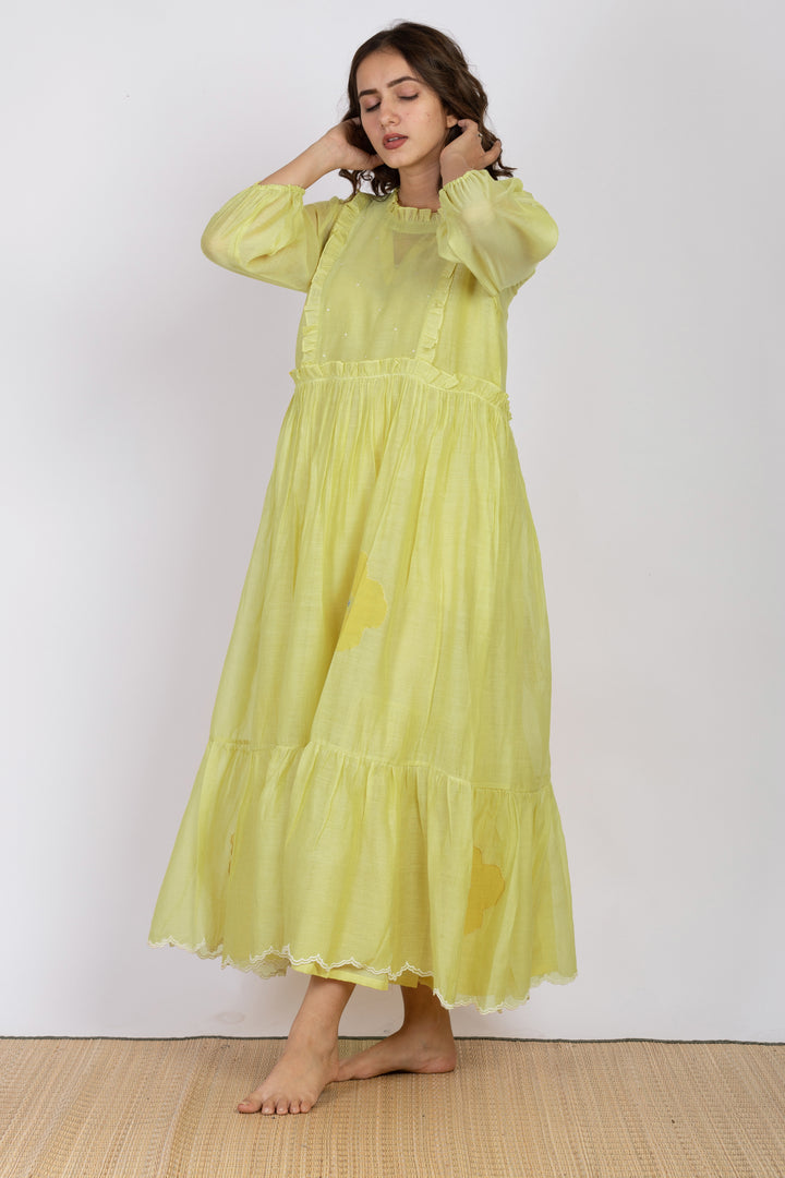 MEGHAN SILK OVERLAY DRESS