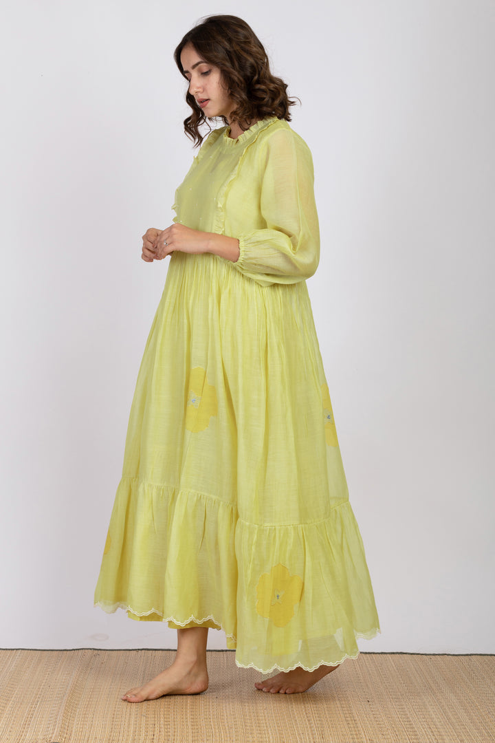 MEGHAN SILK OVERLAY DRESS