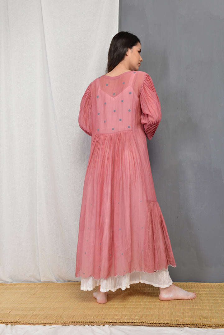 ROSALINE SILK OVERLAY DRESS