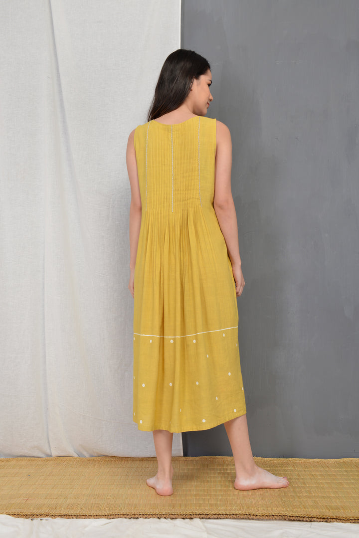 AMBER PLEATED DRESS
