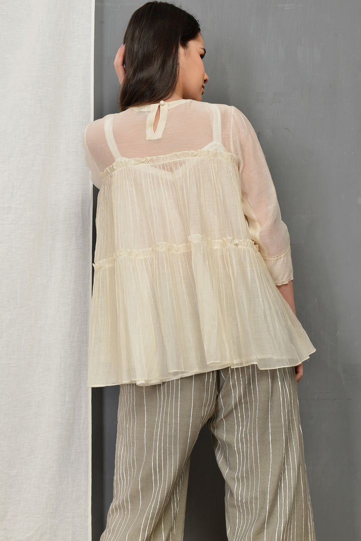 JUNE OVERLAY SHORT TUNIC