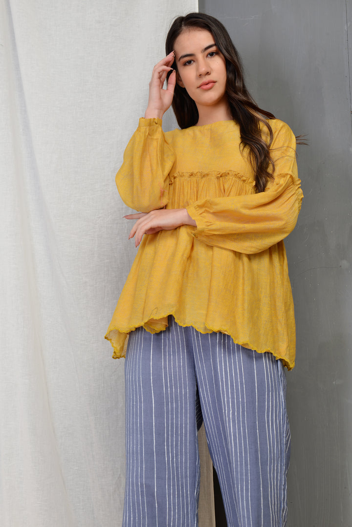 AMBER OVERLAY SHORT TUNIC