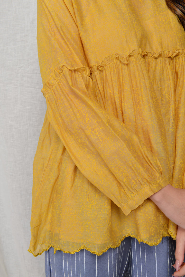 AMBER OVERLAY SHORT TUNIC
