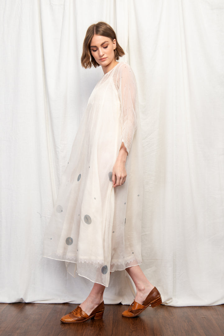 SOPHIAH SILK OVERLAY DRESS