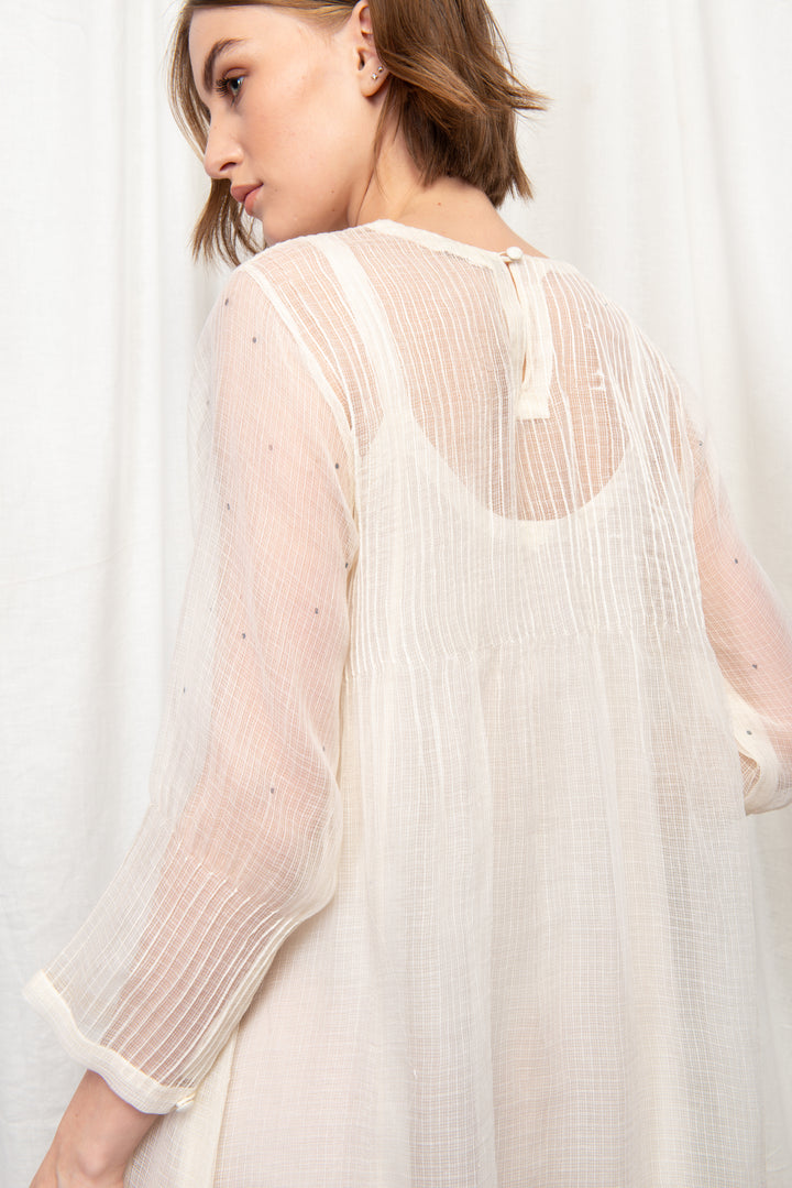 SOPHIAH SILK OVERLAY DRESS