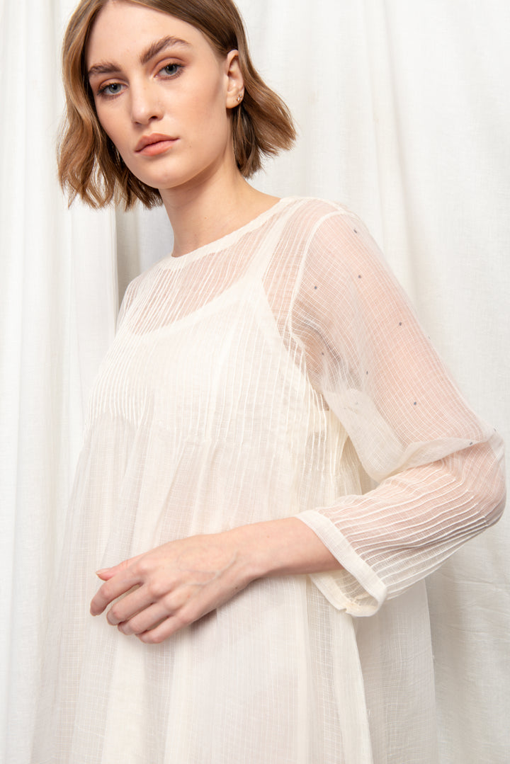 SOPHIAH SILK OVERLAY DRESS