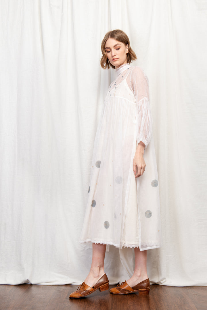 NOAH SILK OVERLAY DRESS
