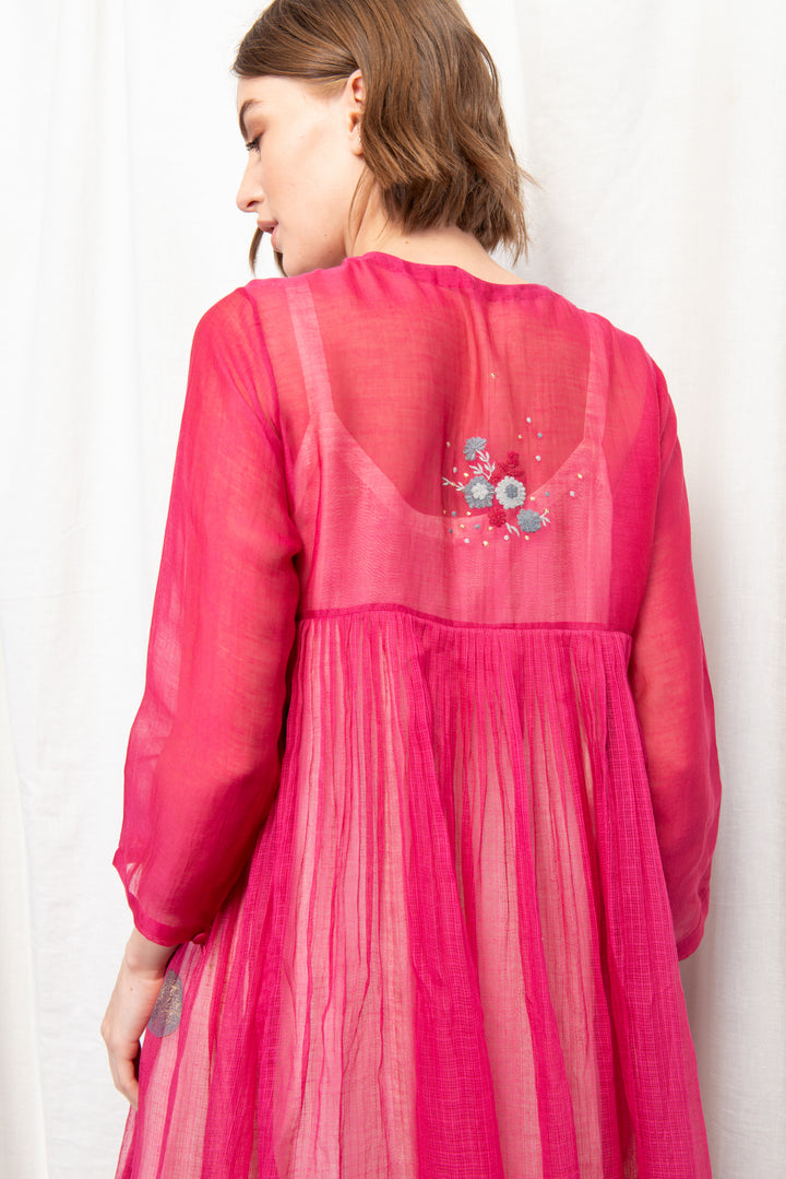 PIPER SILK OVERLAY DRESS