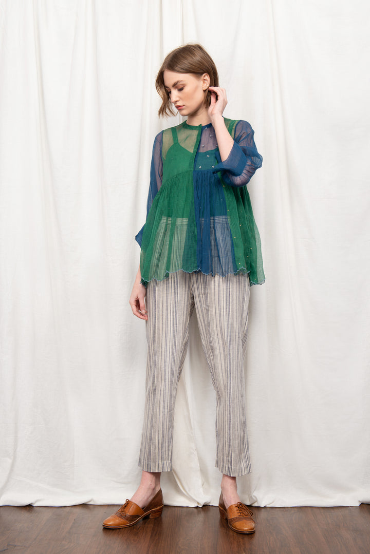 MYRAH PLEATED SHORT TUNIC