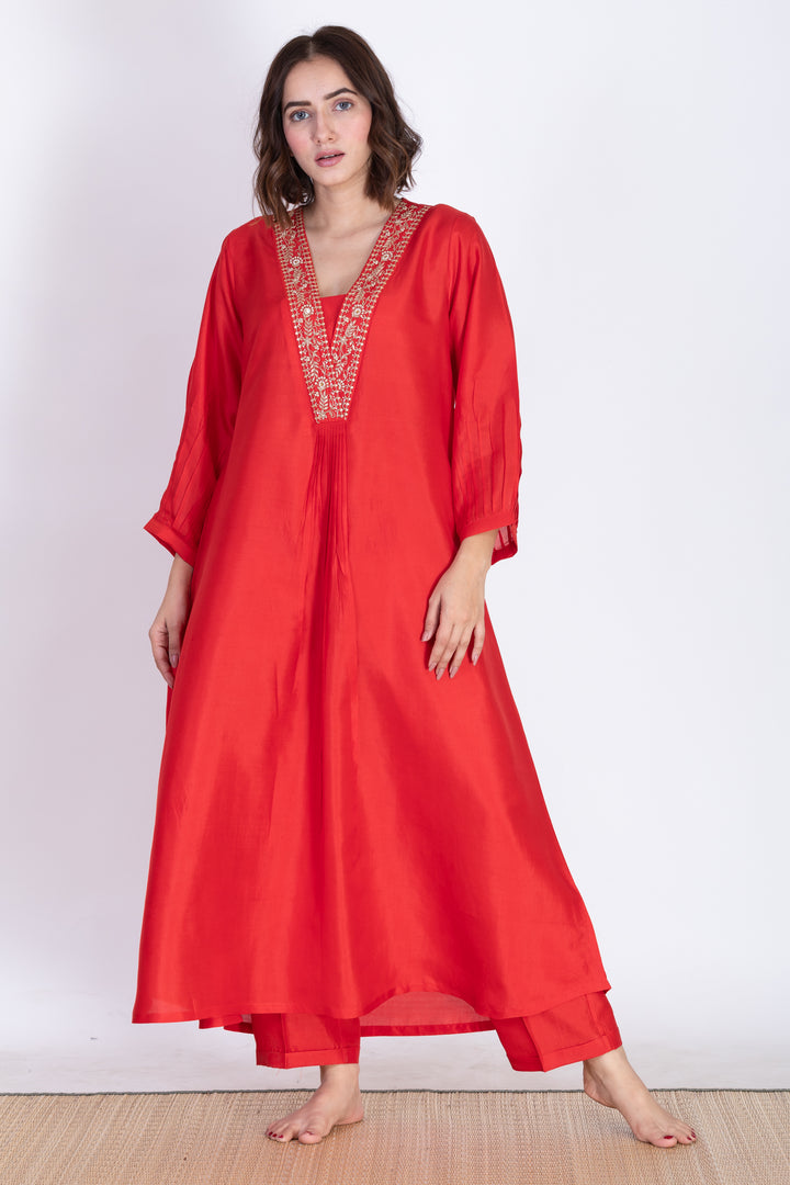 ANVITA SILK KURTA SET