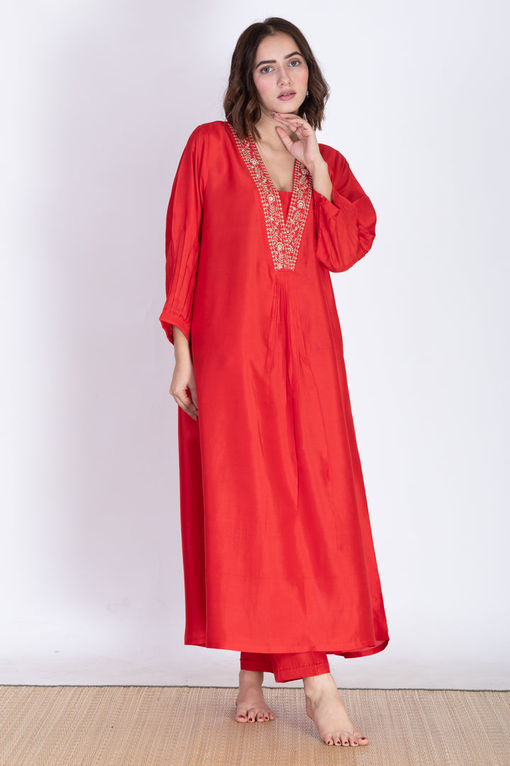 ANVITA SILK KURTA SET