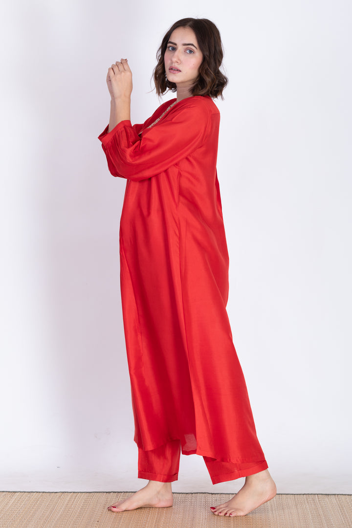 ANVITA SILK KURTA SET