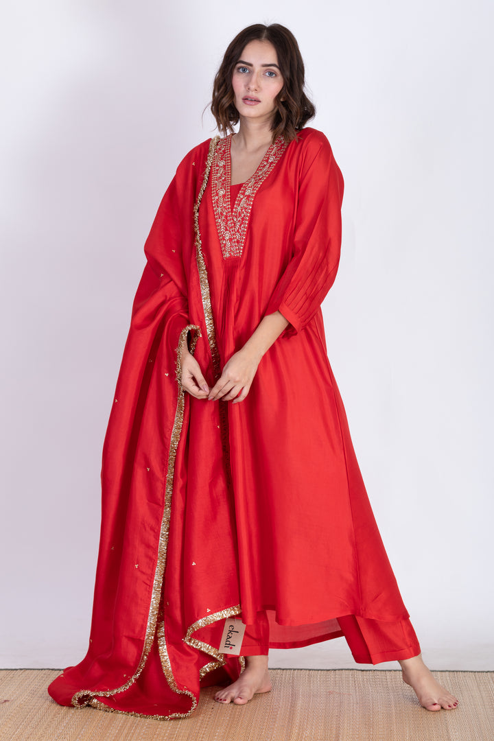 ANVITA SILK KURTA SET