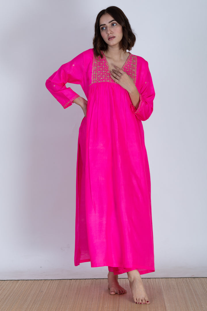 REETI SILK KURTA SET