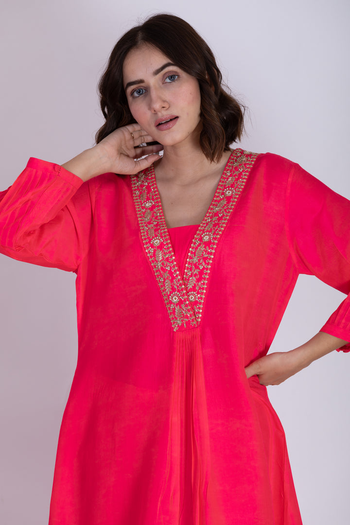 ROZA SILK KURTA SET