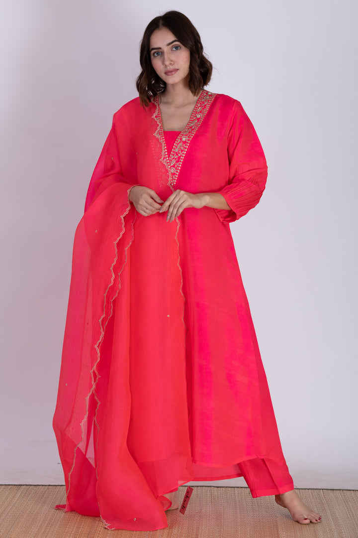 ROZA SILK KURTA SET