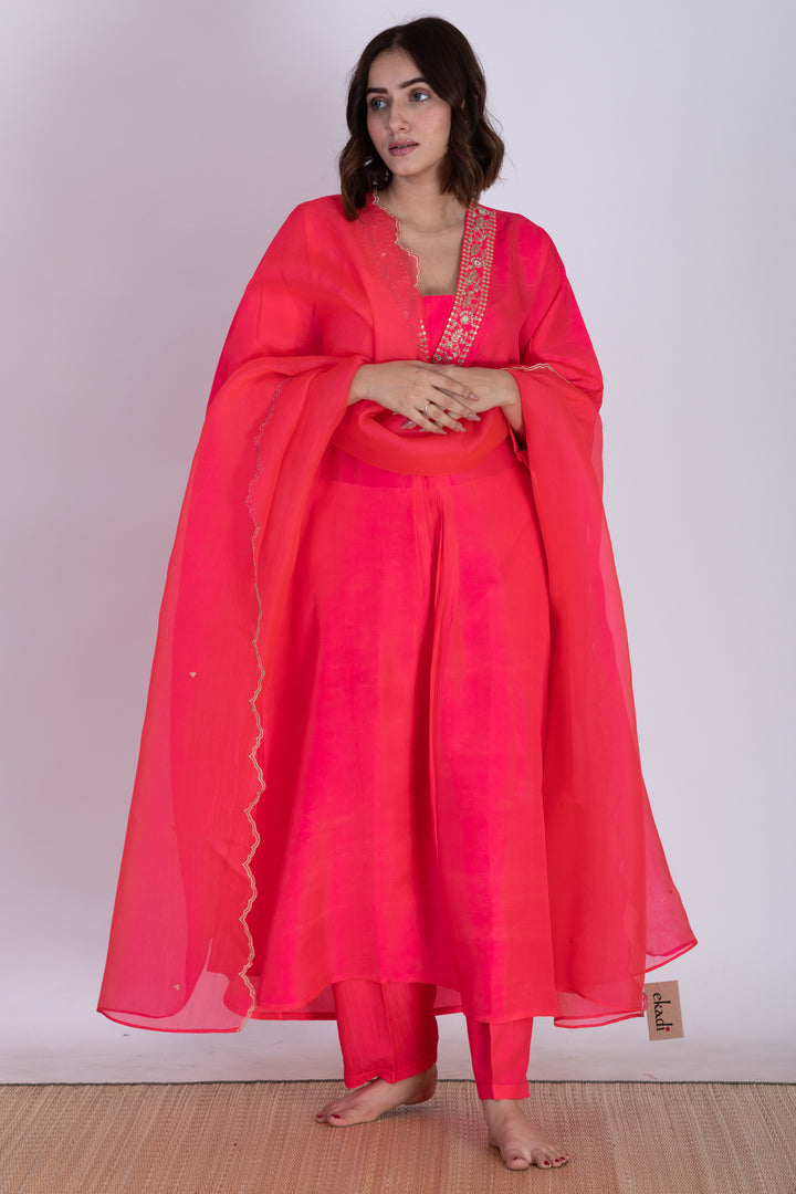 ROZA SILK KURTA SET