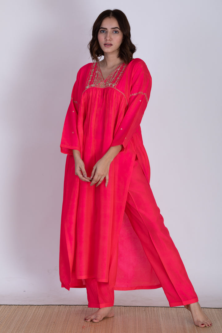 RAMYA SILK KURTA SET